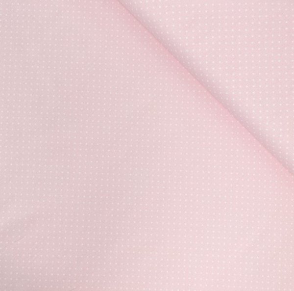 Baumwolle - Petit dots - hellrosa